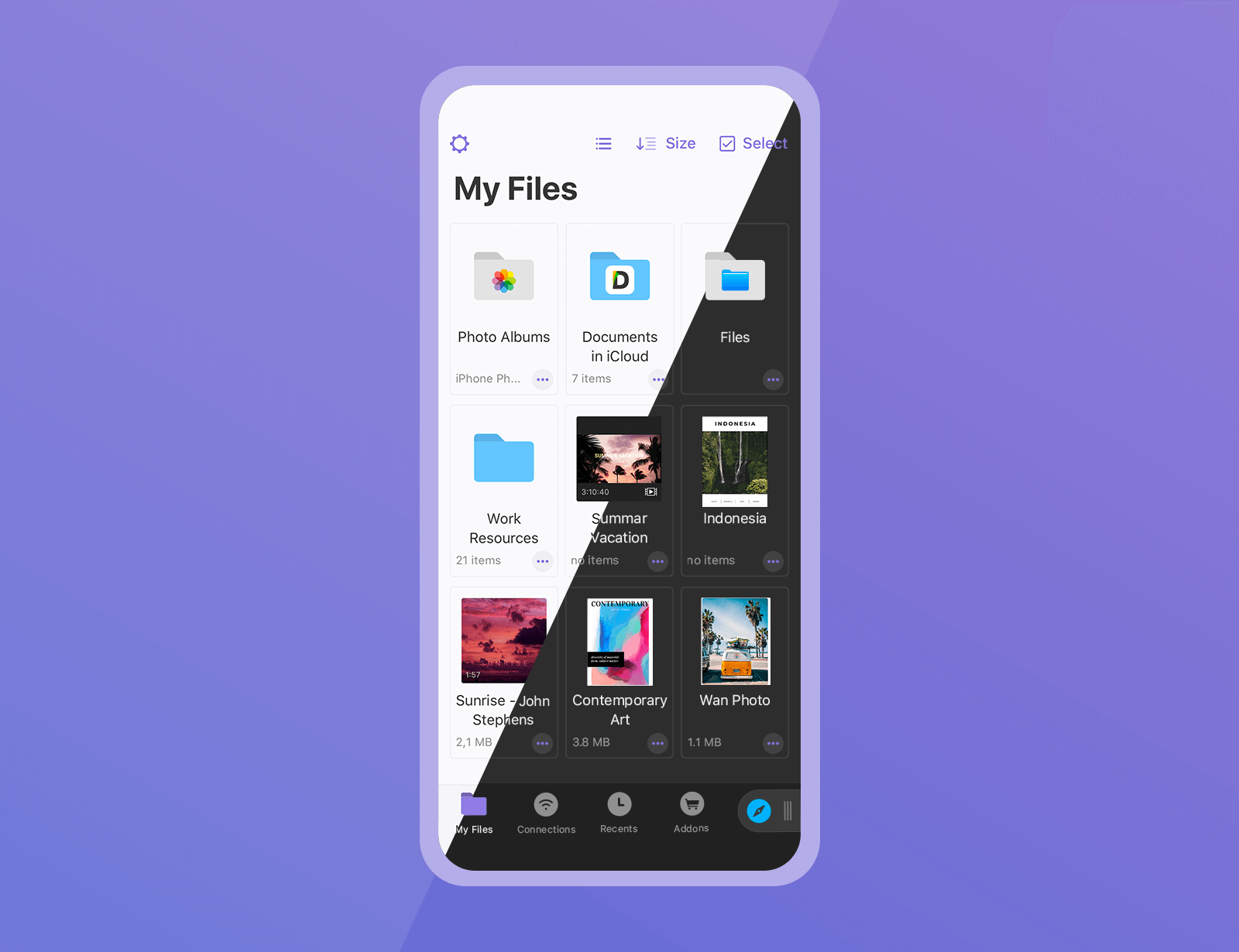 Documents by Readdle Dark Mode